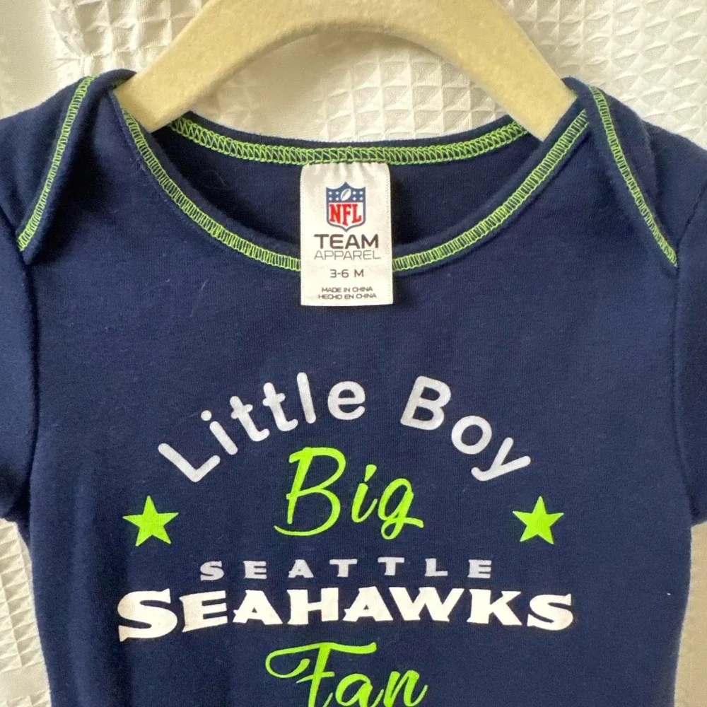 Seahawks baby onesie